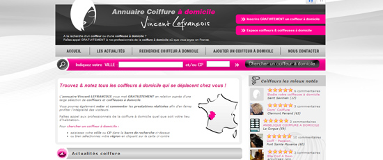 charte graphique site annuaire