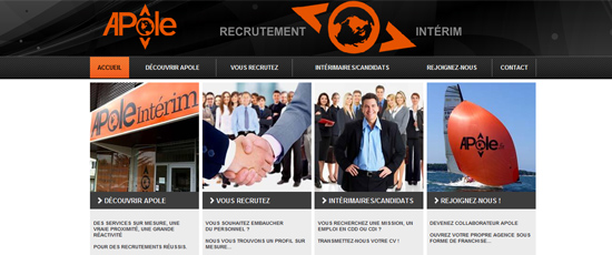 site internet vitrine en html/php administrable