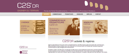 charte graphique et développement html pour site vitrine